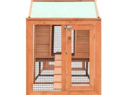 Kleintierbedarf^vidaXL Kaninchenstall 310x70x87 cm Kiefernholz & Tannenholz