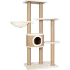 vidaXL Katzen-Kratzbaum 126 cm Seegras