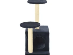 Katzenbedarf^vidaXL Katzen-Kratzbaum Sisal 60 cm Dunkelblau