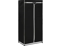 Schränke^vidaXL Kleiderschrank Schwarz 75×50×160 cm