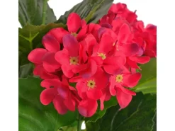 Kunstpflanzen^vidaXL Künstliche Hortensie mit Topf 60 cm Rot