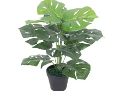 vidaXL Künstliche Monstera-Pflanze mit Topf 45 cm Grün