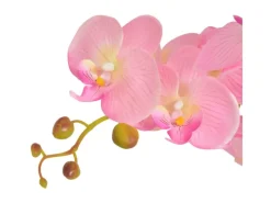 Kunstpflanzen^vidaXL Künstliche Orchidee mit Topf 75 cm Rosa