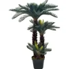 Kunstpflanzen^vidaXL Künstliche Pflanze Cycas-Palme mit Topf Grün 125 cm