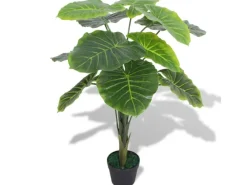 Kunstpflanzen^vidaXL Künstliche Taro Pflanze mit Topf 85 cm Grün
