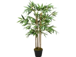 Kunstpflanzen^vidaXL Künstlicher Bambus Twiggy mit Topf 90 cm