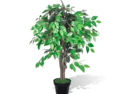 Kunstpflanzen^vidaXL Künstlicher Ficus mit Topf 90 cm