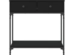 vidaXL Konsolentisch Schwarz 75x34,5x75 cm Holzwerkstoff Modell 1