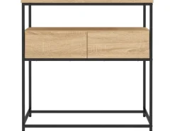 vidaXL Konsolentisch Sonoma-Eiche 75x40x75 cm Holzwerkstoff