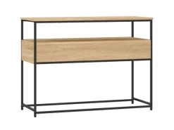 vidaXL Konsolentisch Sonoma-Eiche 100x40x75 cm Holzwerkstoff