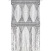 Türvorhänge^vidaXL Makramee Vorhang Anthrazit 140x240 cm Baumwolle Modell 5