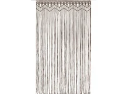 Türvorhänge^vidaXL Makramee Vorhang Taupe 140x240 cm Baumwolle Modell 3