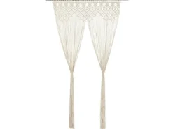 Türvorhänge^vidaXL Makramee Vorhang 140x240 cm Baumwolle Modell 2