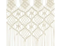 Türvorhänge^vidaXL Makramee Vorhang 140x240 cm Baumwolle Modell 2