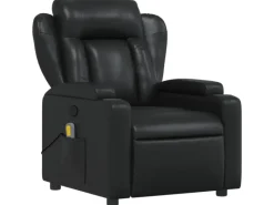 Sessel^vidaXL Massagesessel Schwarz Kunstleder Modell 6