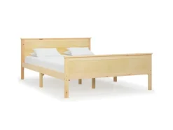 vidaXL Massivholzbett Kiefer 120x200 cm1115502