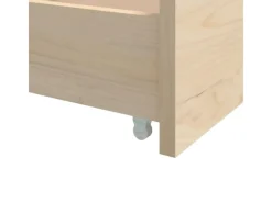 vidaXL Massivholzbett mit Schubladen Kiefer 90x200 cm1115420