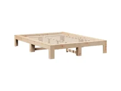 Betten^vidaXL Massivholzbett ohne Matratze 140x200 cm Kiefernholz 3308738