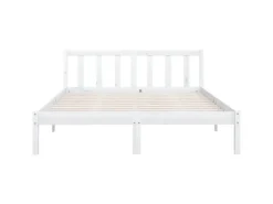 Betten^vidaXL Massivholzbett Weiß Kiefer 140x200 cm923543