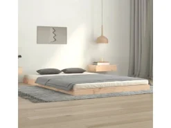 vidaXL Massivholzbett 120x200 cm Kiefer1379181