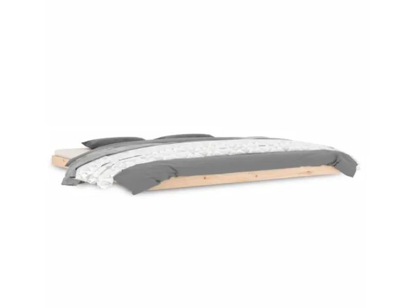 Betten^vidaXL Massivholzbett 200x200 cm Kiefer 823424