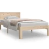 vidaXL Massivholzbett 90x190 cm 3FT Single1136836