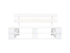 vidaXL Outdoor-Bank Paletten Holz 45759