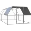 vidaXL Outdoor-Hühnerkäfig 3x6x2 m Verzinkter Stahl Modell 2
