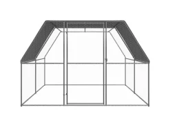 vidaXL Outdoor-Hühnerkäfig 3x4x2 m Verzinkter Stahl Modell 2