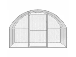 Kleintierbedarf^vidaXL Outdoor-Hühnerstall 3x6x2 m Verzinkter Stahl