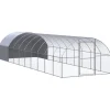 Kleintierbedarf^vidaXL Outdoor-Hühnerstall 3x10x2 m Verzinkter Stahl Modell 2