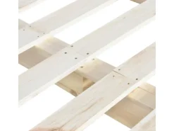 Betten^vidaXL Palettenbett Massivholz Kiefer 200x200 cm619014