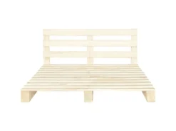 Betten^vidaXL Palettenbett Massivholz Kiefer 200x200 cm619014