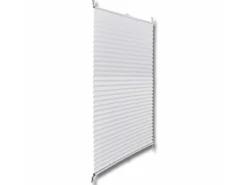 Plissees^vidaXL Plissee Faltrollo Rollo Jalousie Plisseerollo klemmen 40x200cm Weiß