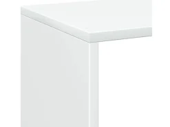 Bücherregale^vidaXL Raumteiler Bücherregal Weiß 69,5 x 29 x 137,5 cm Holzwerkstoff 858021