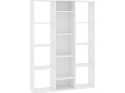 Bücherregale|Wanddekoration^vidaXL Raumteiler/Bücherregal Weiß 100x24x140 cm Holzwerkstoff