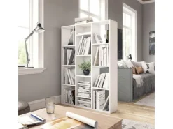 Bücherregale|Wanddekoration^vidaXL Raumteiler/Bücherregal Weiß 100x24x140 cm Holzwerkstoff