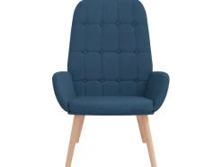 Sessel^vidaXL Relaxsessel Blau Stoff 4102646