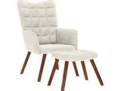 Sessel^vidaXL Relaxsessel mit Hocker Samt 4016830