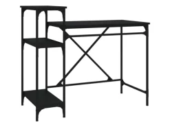 Weitere Regale^vidaXL Schreibtisch mit Regal 105x50x90cm Holzwerkstoff Eisen 826714