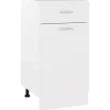 Schränke^vidaXL Schubunterschrank Weiß 40x46x81,5 cm Holzwerkstoff