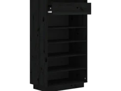 vidaXL Schuhregal 60x34x105 cm Massivholz Kiefer 813554