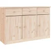 vidaXL Sideboard ALTA 112x35x73 cm Massivholz Kiefer 353937