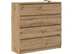 vidaXL Sideboard Artisan-Eiche 100x35x99 cm Holzwerkstoff 3328497