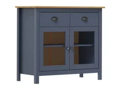 vidaXL Sideboard Hill 90x40x80 cm Massivholz Kiefer 288941