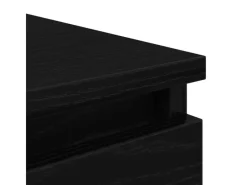 Sideboards^vidaXL Sideboard mit Schubladen Schwarz Eichen-Optik 37,5x35x99 cm 861761