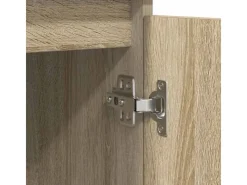 vidaXL Sideboard mit Schubladen Sonoma-Eiche 100,5x35x76 cm 3328446