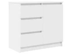 Sideboards|Kommode^vidaXL Sideboard mit Schublade Weiß 71x35x65 cm Holzwerkstoff 861571