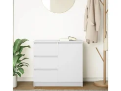 Sideboards|Kommode^vidaXL Sideboard mit Schublade Weiß 71x35x65 cm Holzwerkstoff 861571
