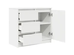 Sideboards|Kommode^vidaXL Sideboard mit Schublade Weiß 71x35x65 cm Holzwerkstoff 861571